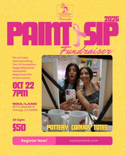Paint & Sip Fundraiser for The Jill Foundation | October 22