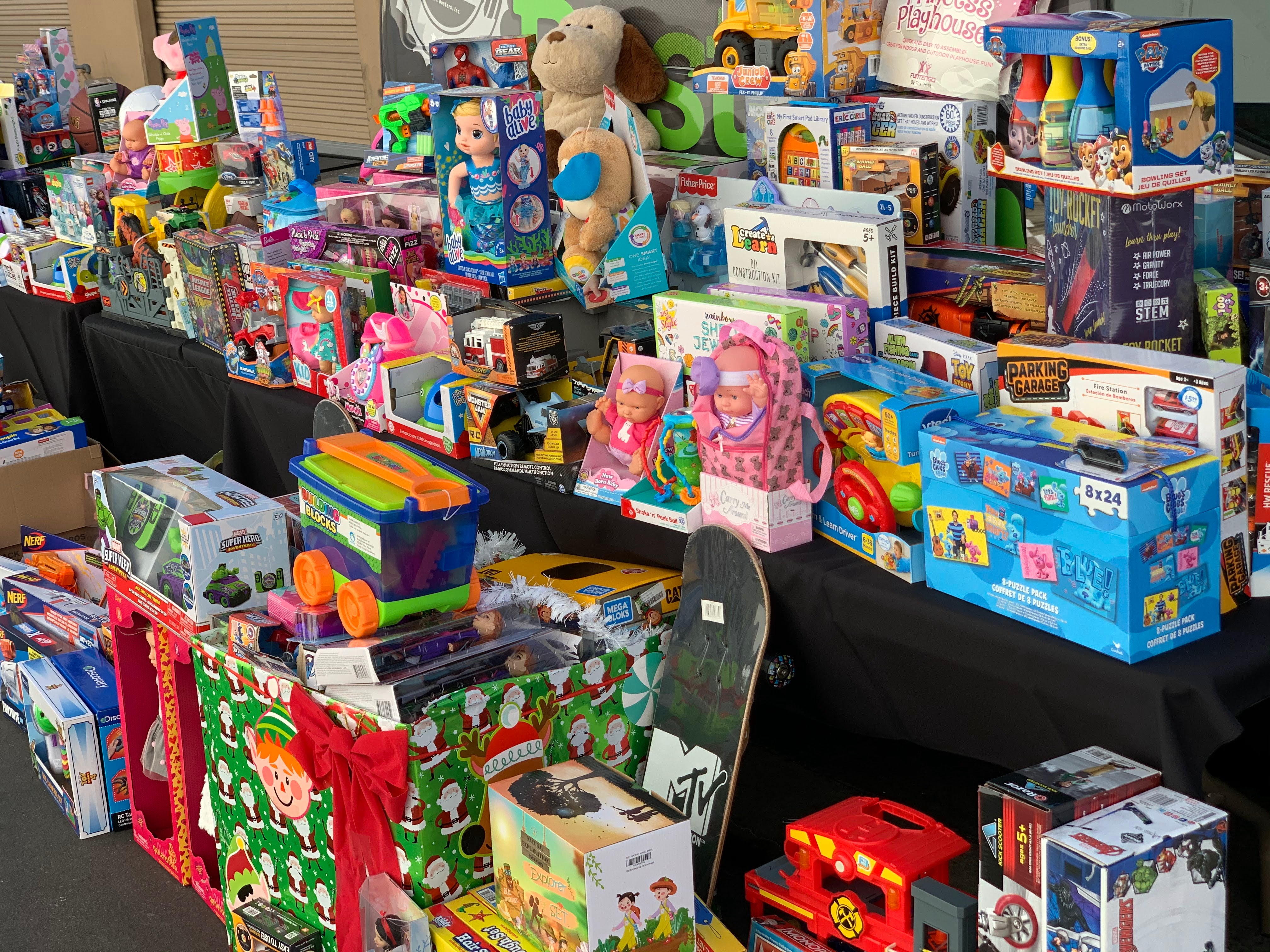 toys we collected at our annual toy drive in orange, ca