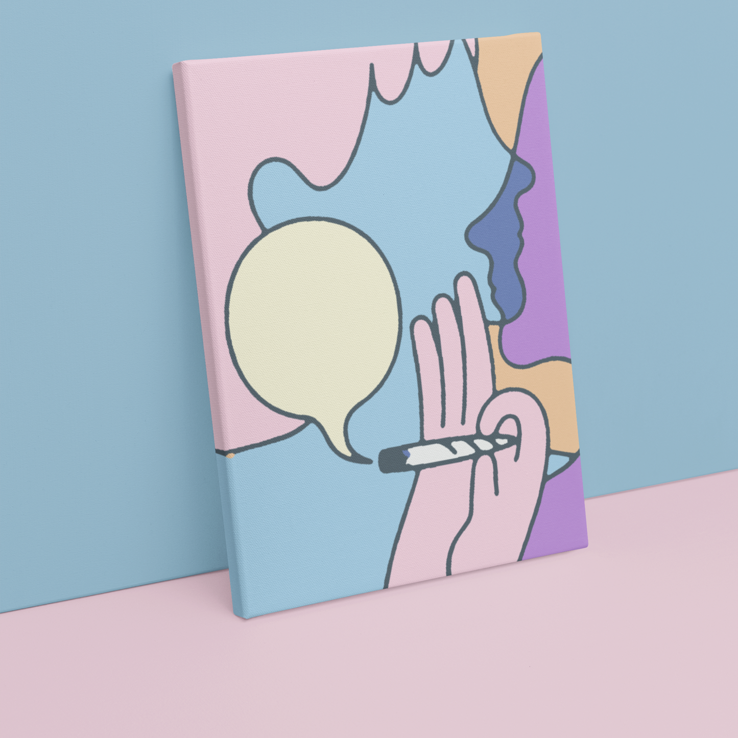 "ZAZA" Paint-by-Number Art Kit