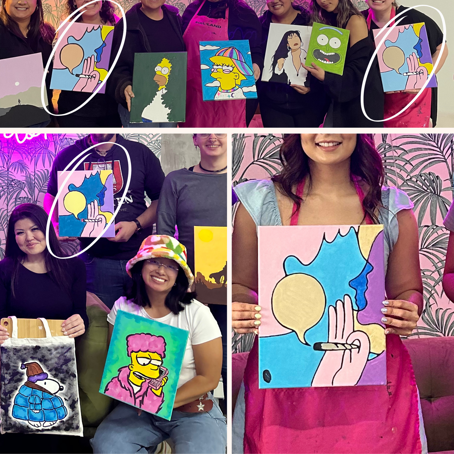 "ZAZA" Paint-by-Number Art Kit