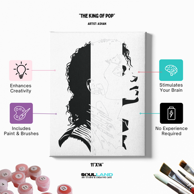 "Just Beat It" Paint-by-Number Art Kit