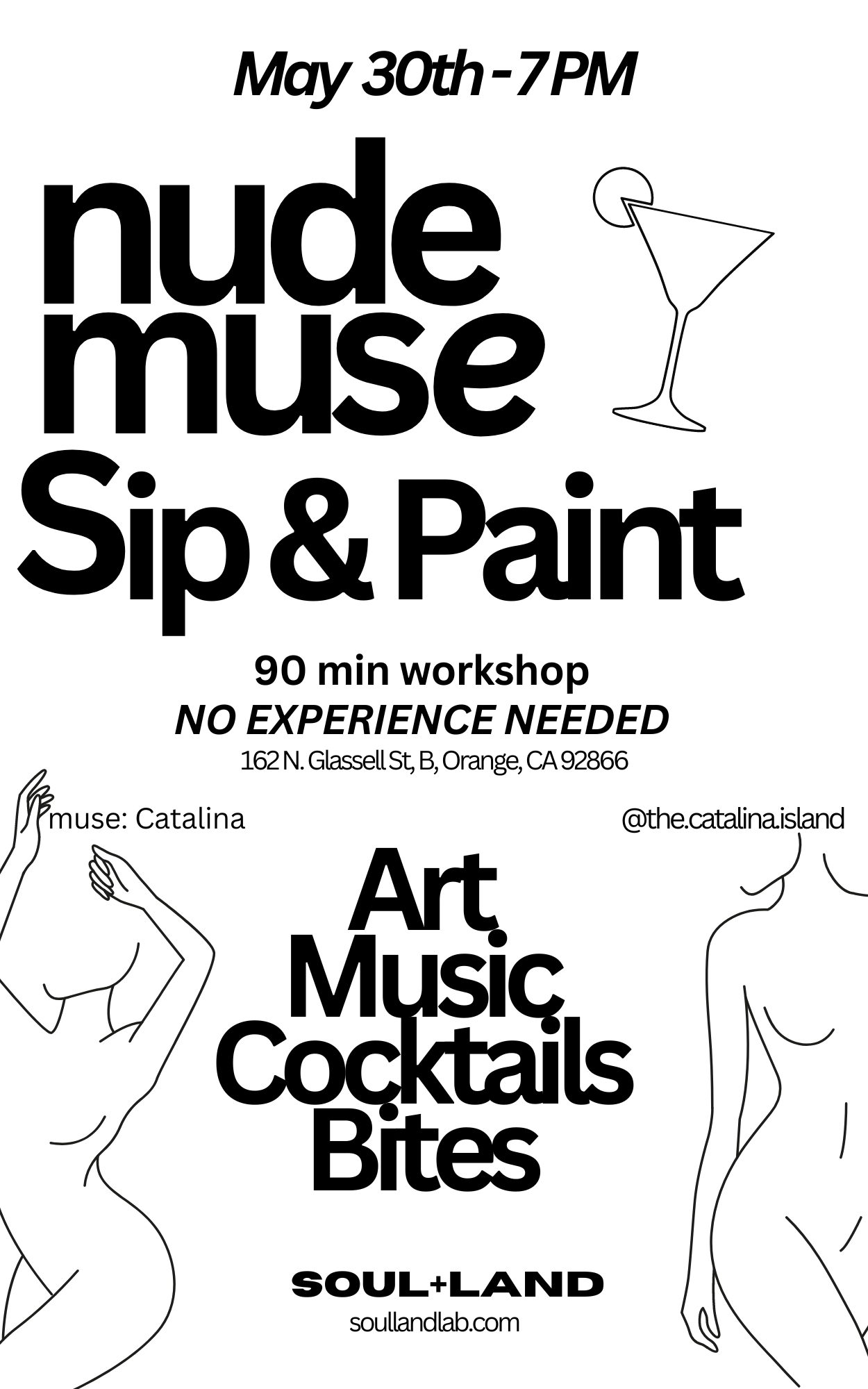 Nude Muse Sip and Paint 5/30/24