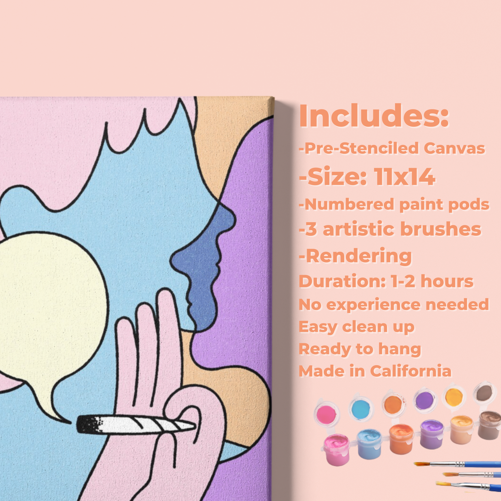 ZAZA Paint by Number Kit