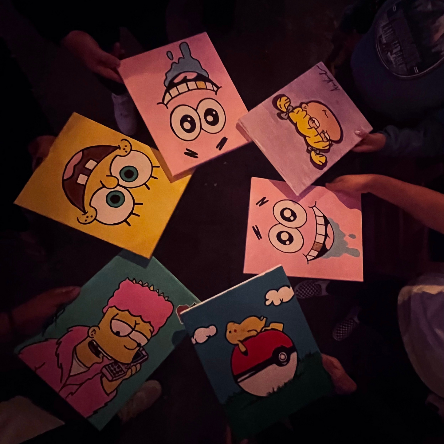 90's cartoons art event at Matador Cantina in Fullerton, CA