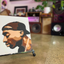 2pac art piece in brown hues