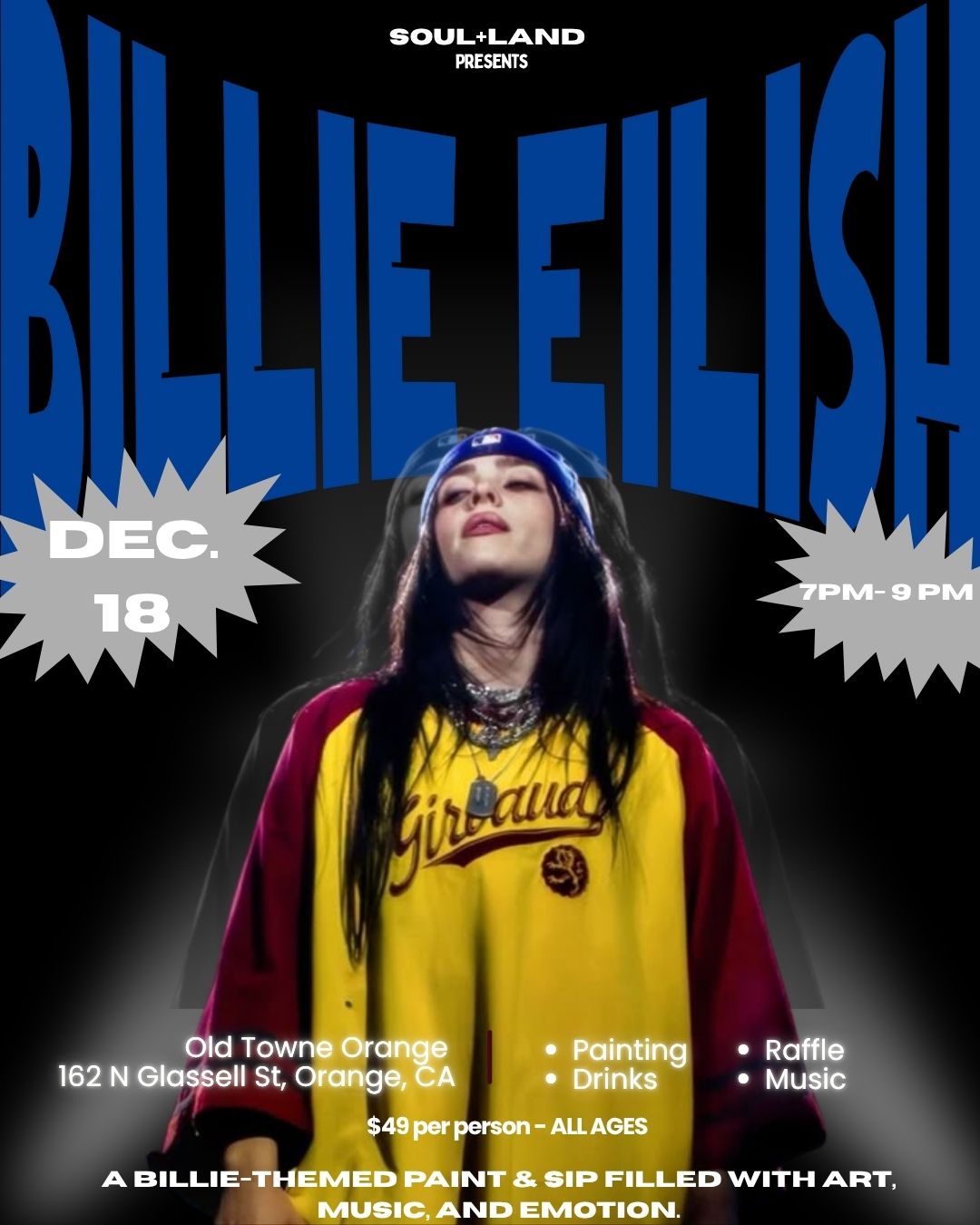 Billie Eilish Paint & Sip Night | December 18