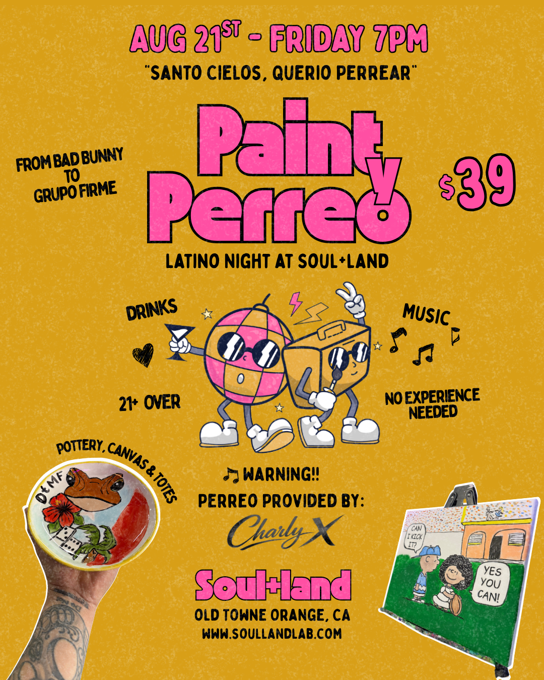 Paint Y Perreo - August 21 - 7pm
