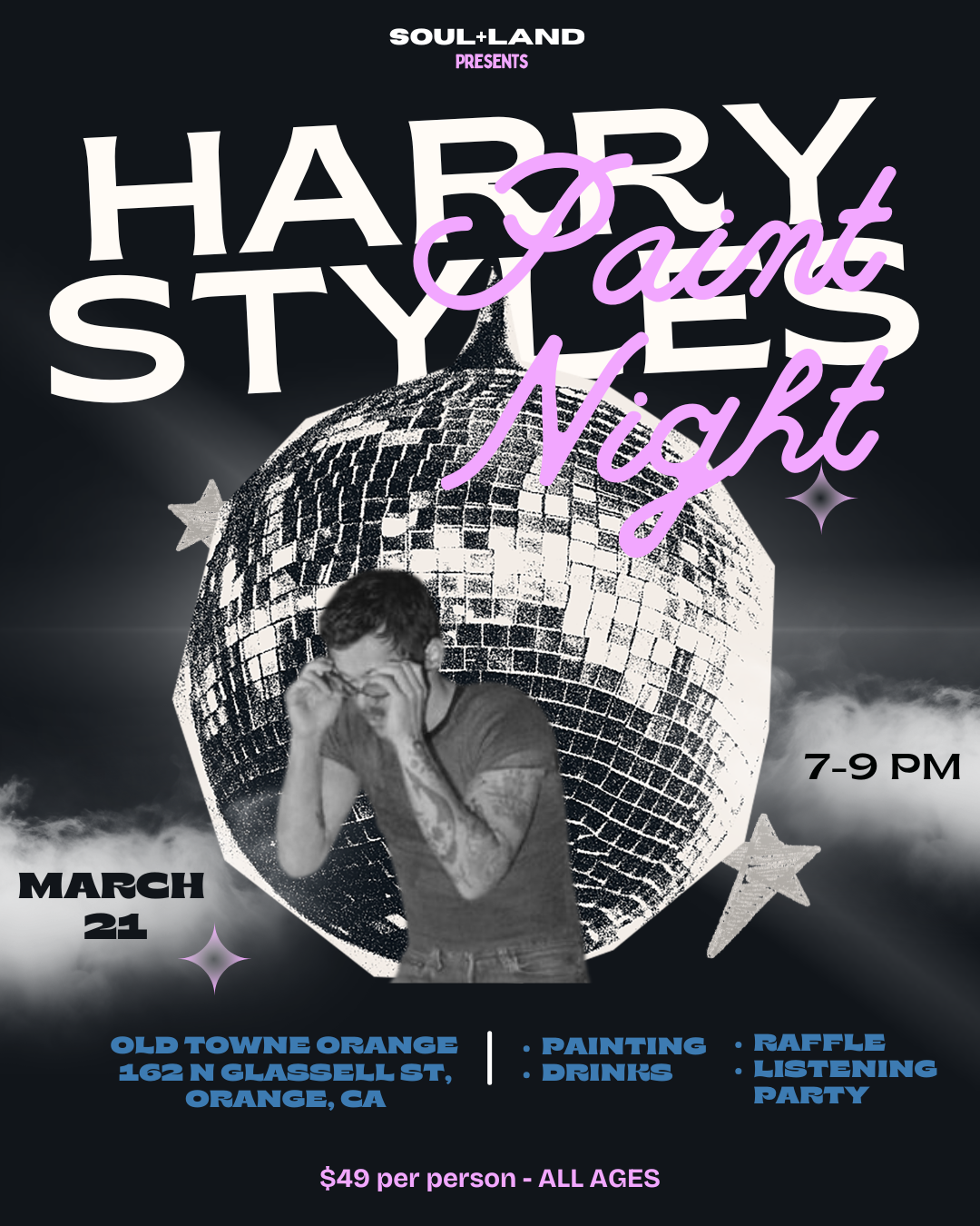 Harry Styles Paint Night | March 21