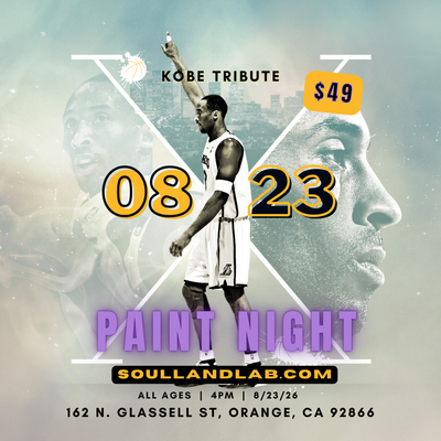 Kobe Bryant Tribute Paint Night