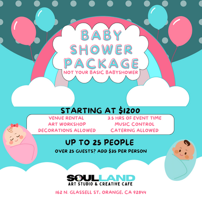 🍼 Baby Shower Bash Package (Soulland Style)