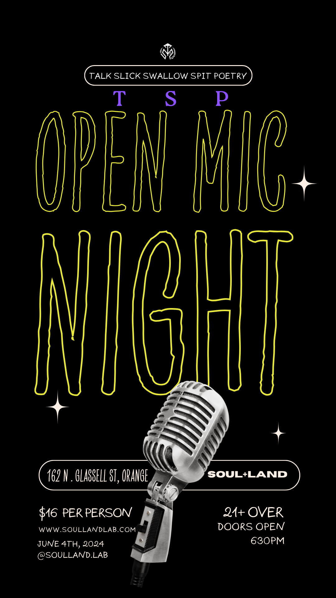 Open Mic Nights Soulland Lab