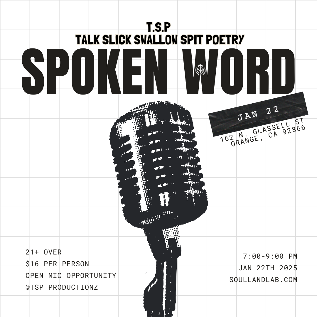 Spoken Word Poetry Night 1/22/25