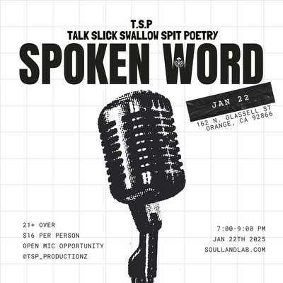 Spoken Word Poetry Night 1/22/25