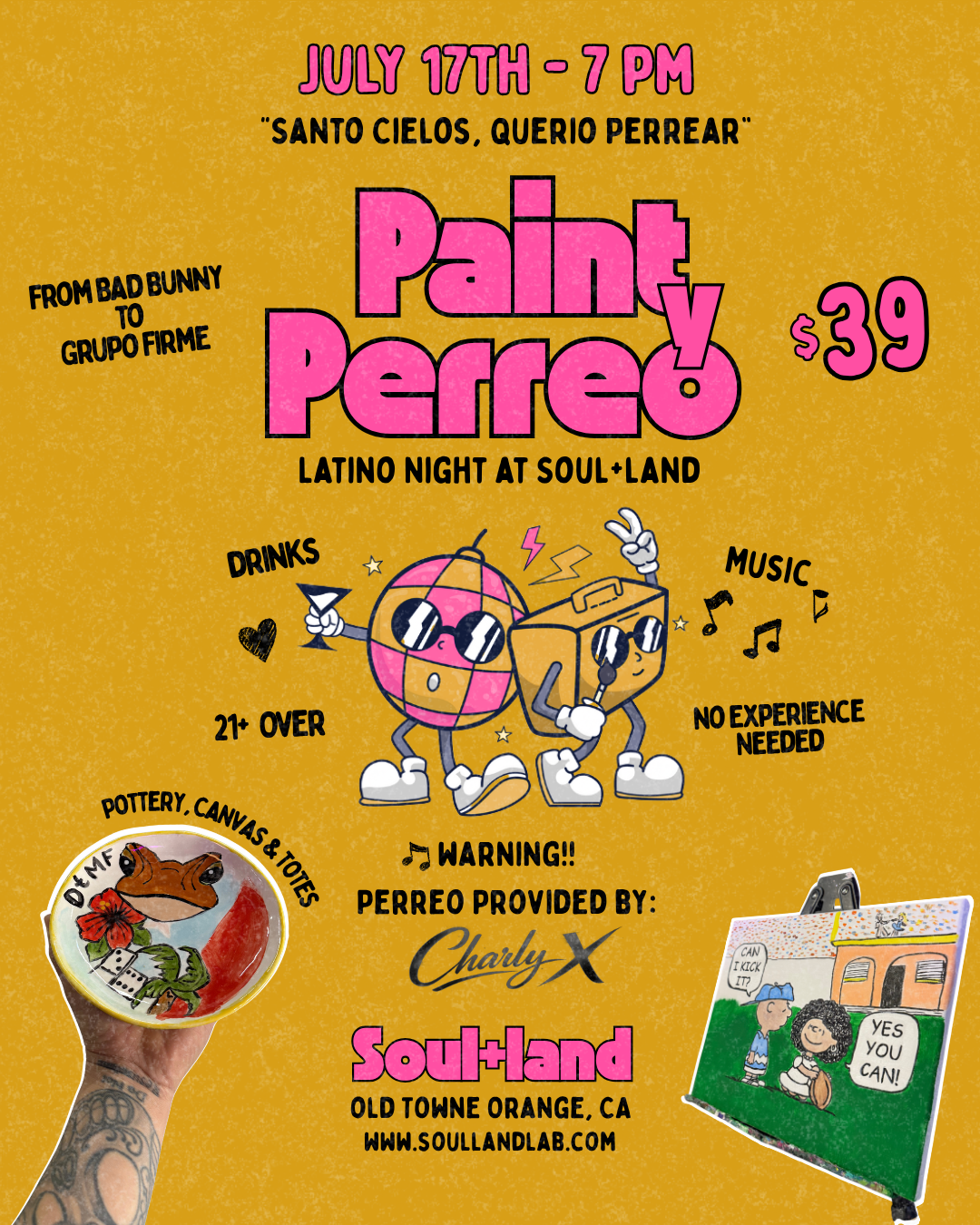 Paint Y Perreo - July 17th - 7pm