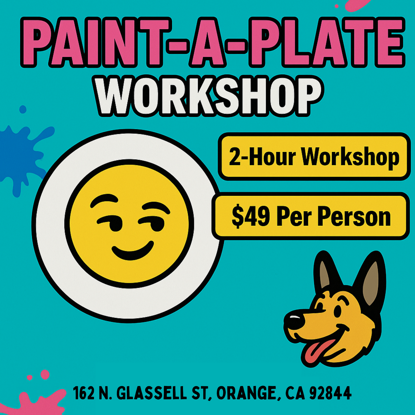 Paint a Plate Workshop