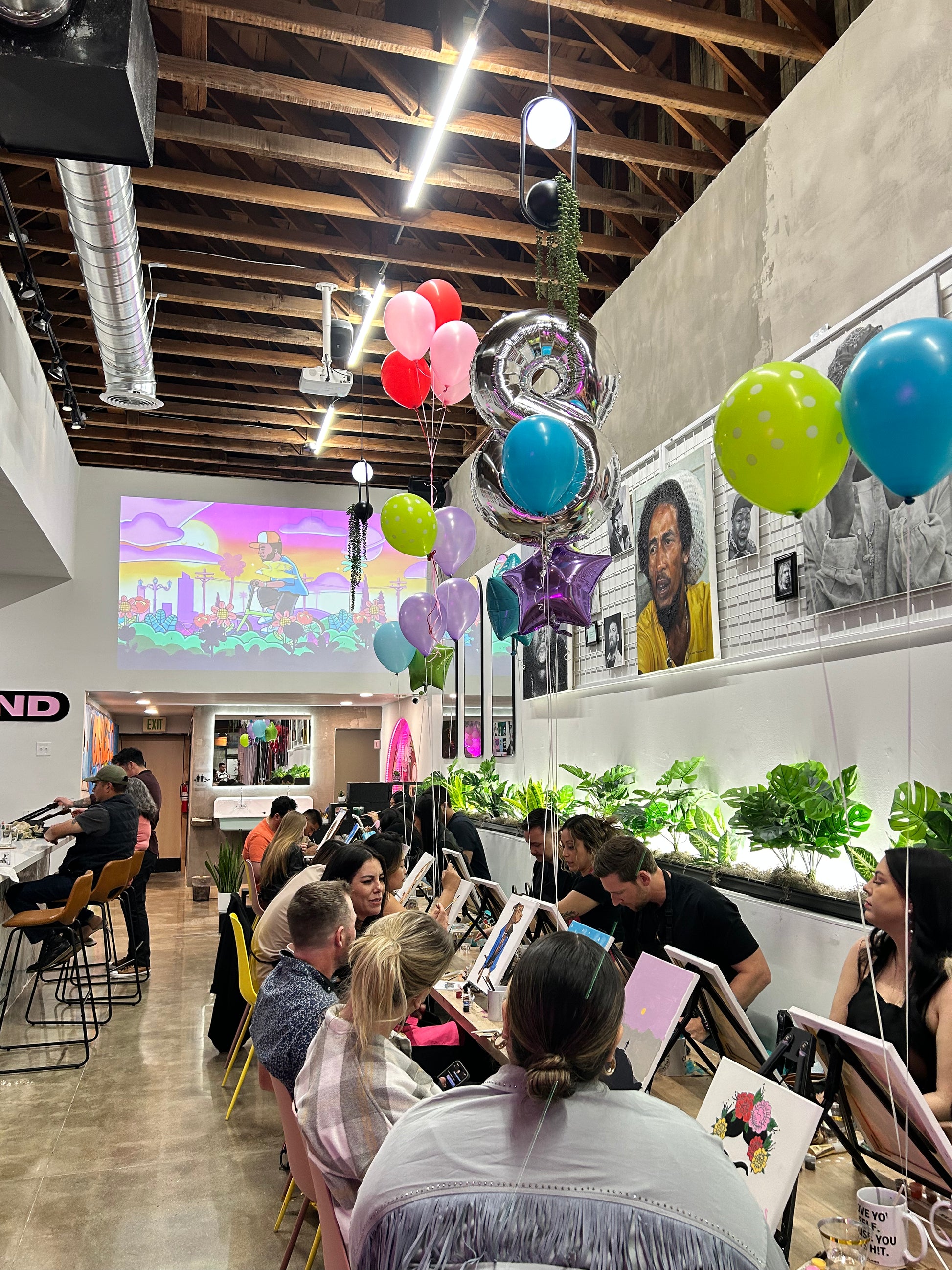 people having a event in old towne orange