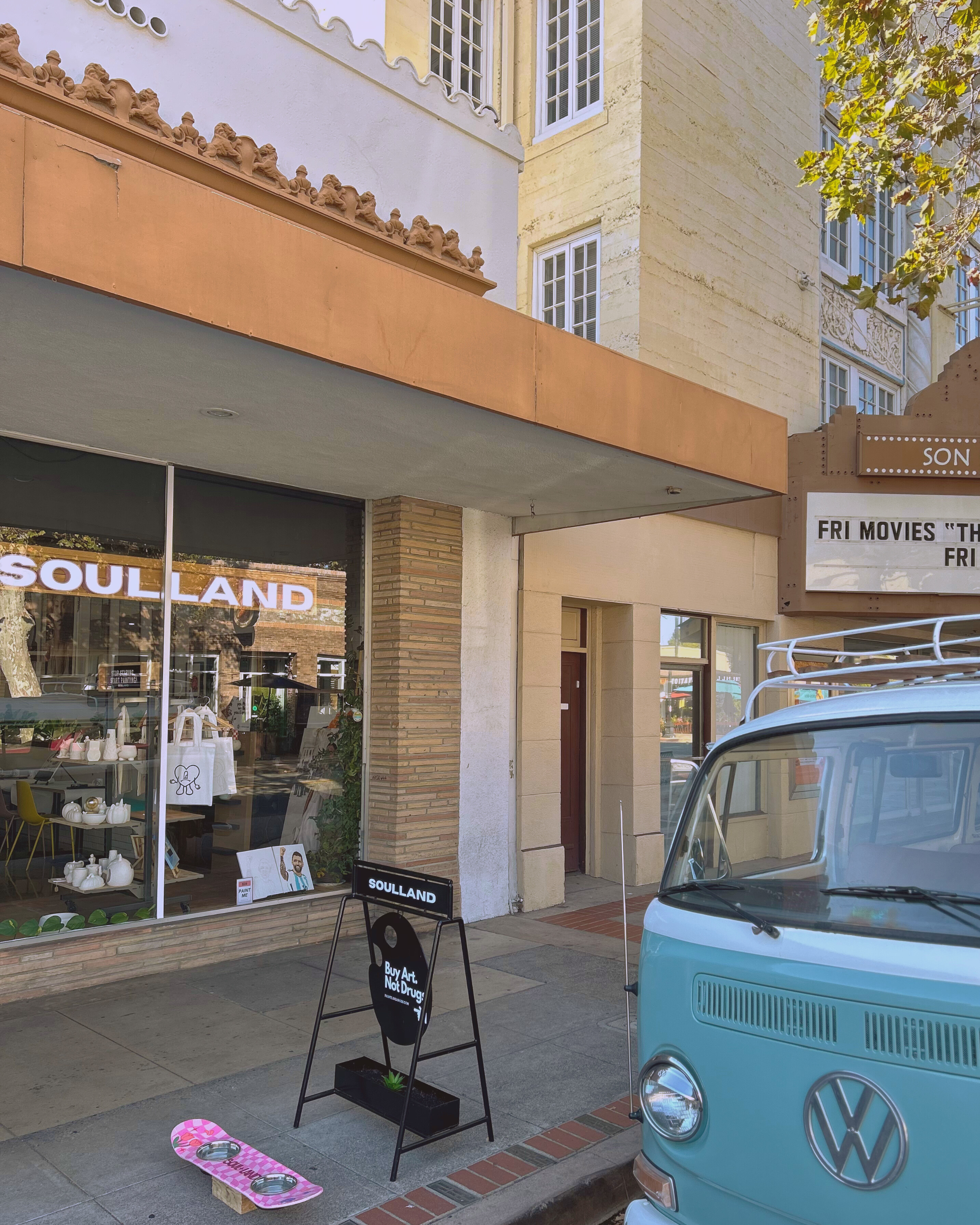 art studio in Old Towne Orange, CA