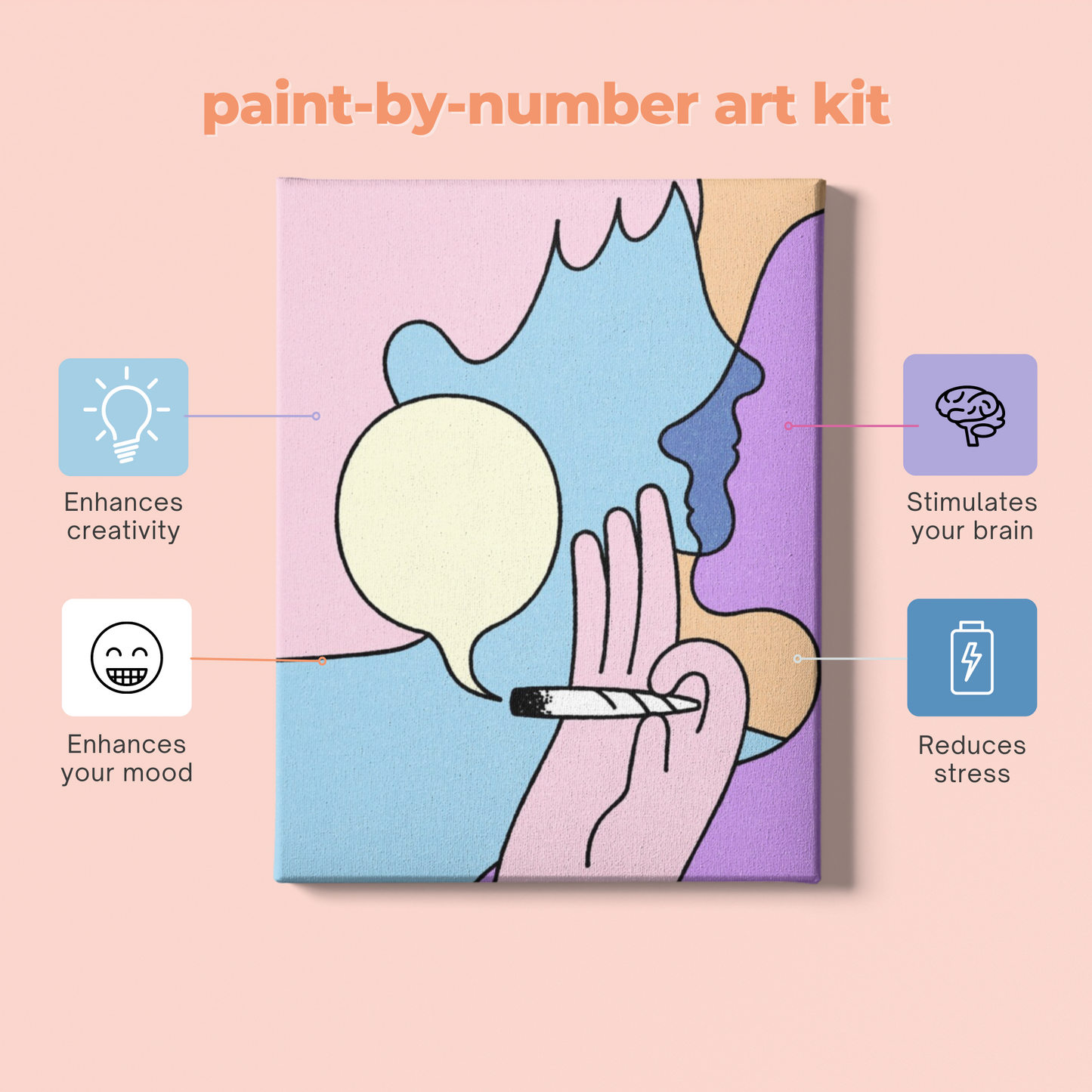 ZAZA Paint by Number Kit - Soulland Lab