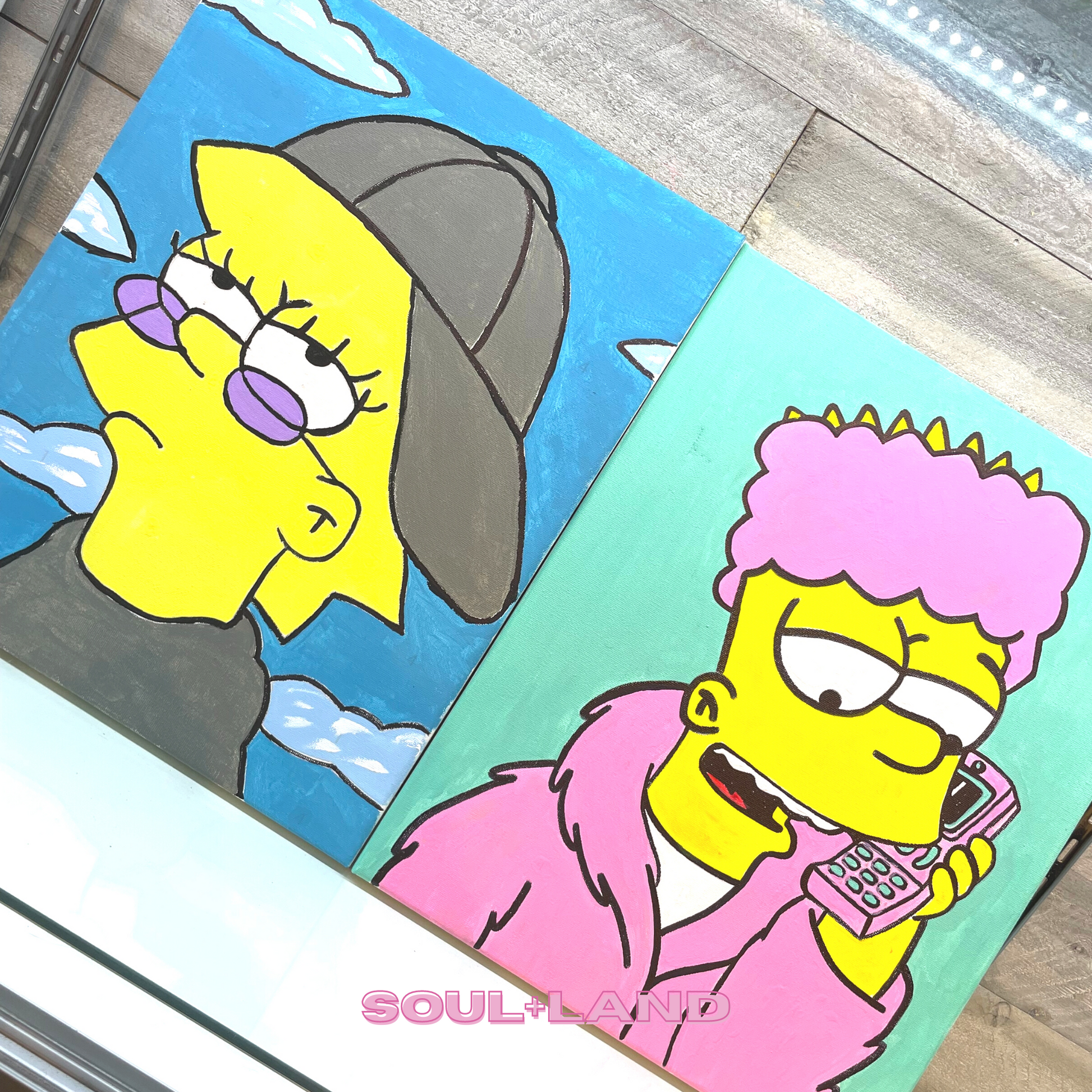 cool simpson art