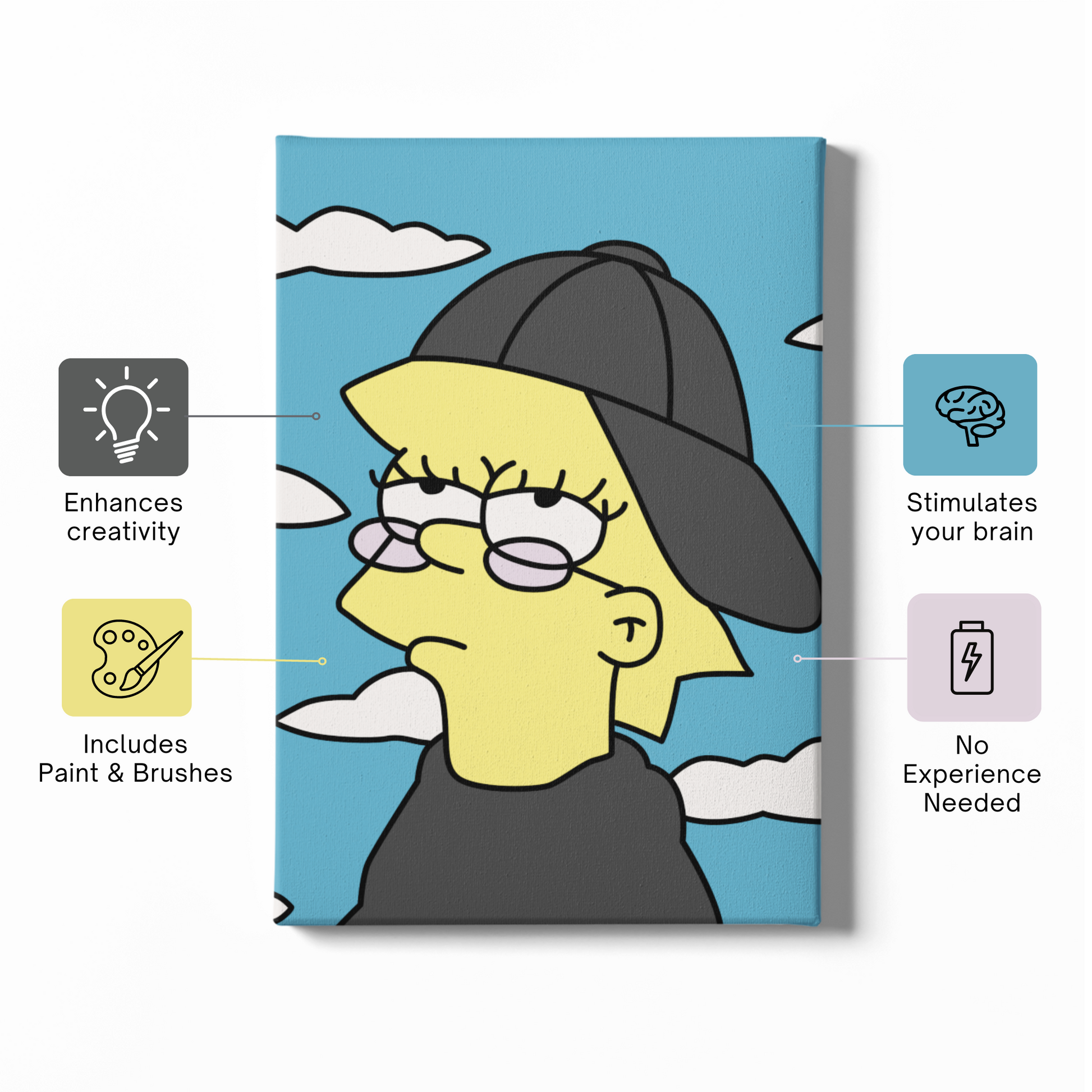 Paint-by-Number Art Kit Whatever Forever - Main Image